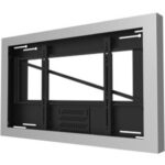 Peerless-AV® KIL655-S slim wall kiosk enclosure for landscape digital signage – ADA-compliant design for hospitality and healthcare settings.