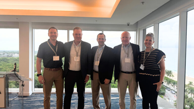 Sonesta International Hotels presents the 2025 Distributor of the Year award to LG Fulfillment, powered by MDM Commercial, recognizing exceptional partnership, service, and technology delivery across hotel properties.