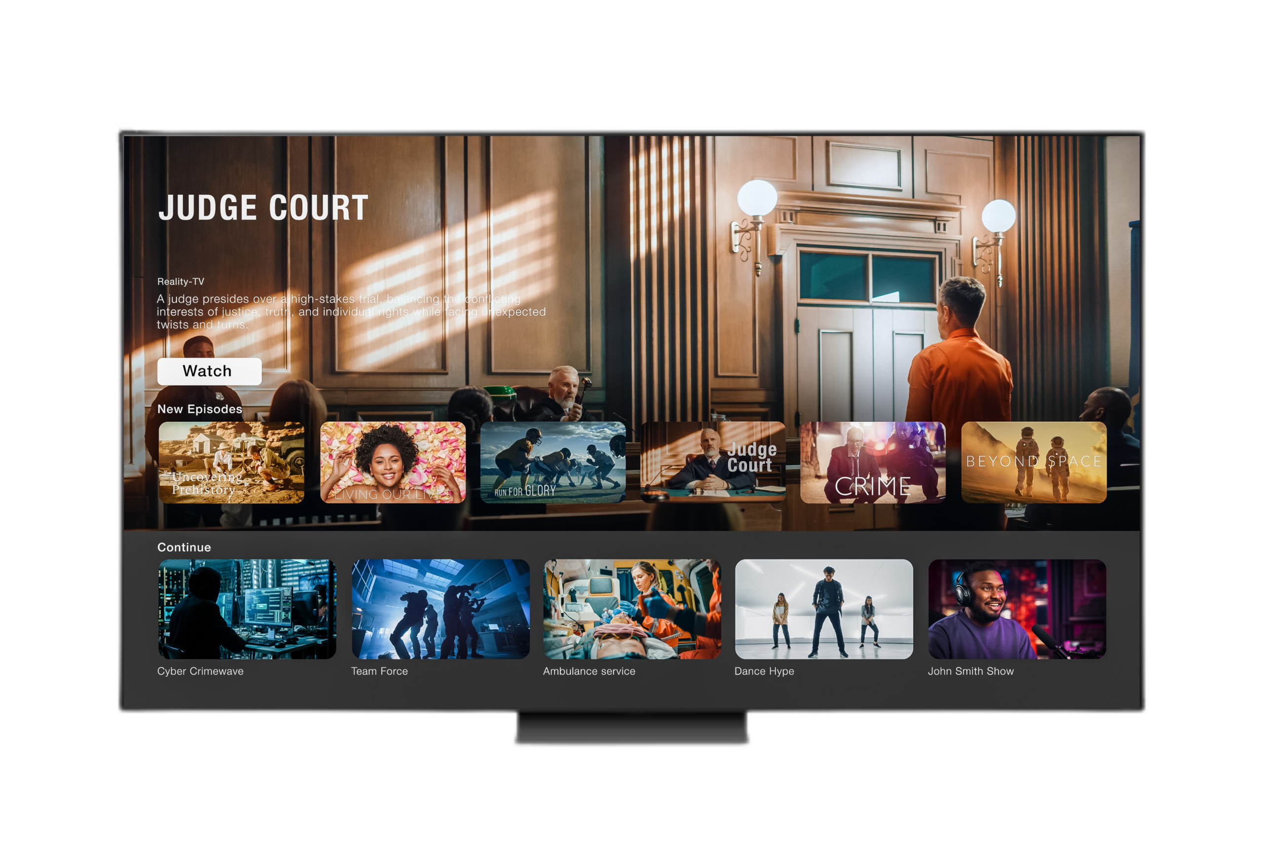 LG UM777H Series 4K UHD hotel TV displaying vibrant in room content, designed to meet hotel TV brand standards with Pro:Centric Smart platform