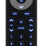 Clean Remote SCR10NN universal streaming and casting hotel remote with backlit keypad