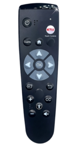 lean Remote CR-S Connected Room replacement remote for Hilton brand properties with Netflix and Room Controls keys