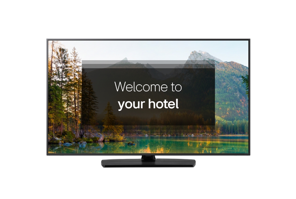 LG UN560H Series 4K UHD Pro:Centric Direct hotel TV front view