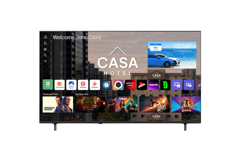 LG hotel smart TV